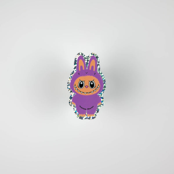 Bubu Doll Shape Holographic Glitter Sticker - Harlem Starlet