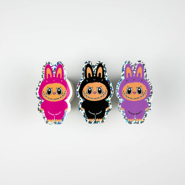 Bubu Doll Shape Holographic Glitter Sticker - Harlem Starlet