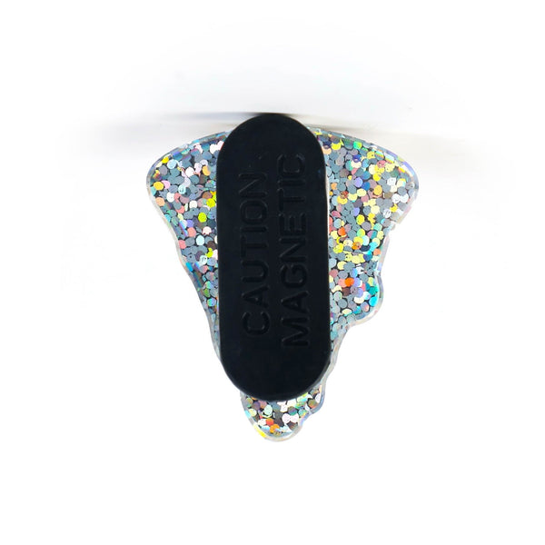 Pin - Pizza (Mushroom) Glitter - Harlem Starlet