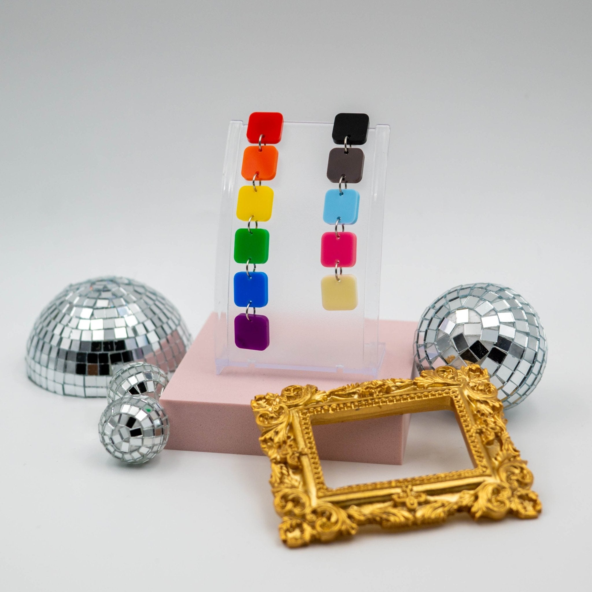 Plain Square Chain Queerings - Progress Flag **check measurements** - Harlem Starlet